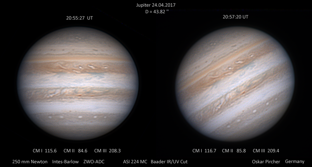 Jupiter vom 24.04.2017