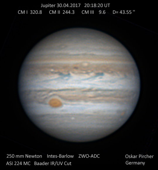 Jupiter vom 30.04.2017