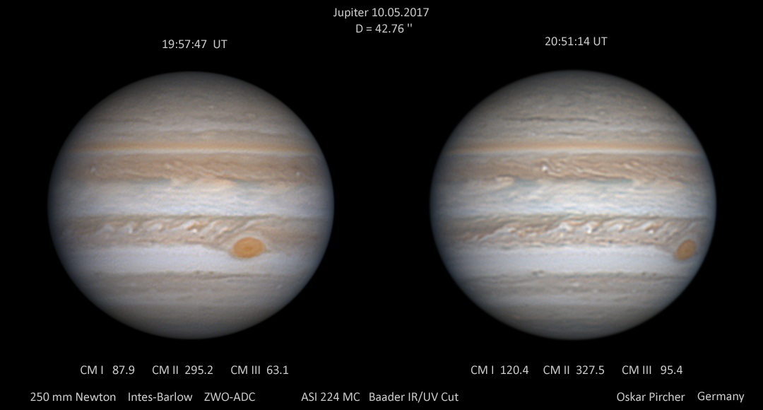 Jupiter vom 10.05.2017