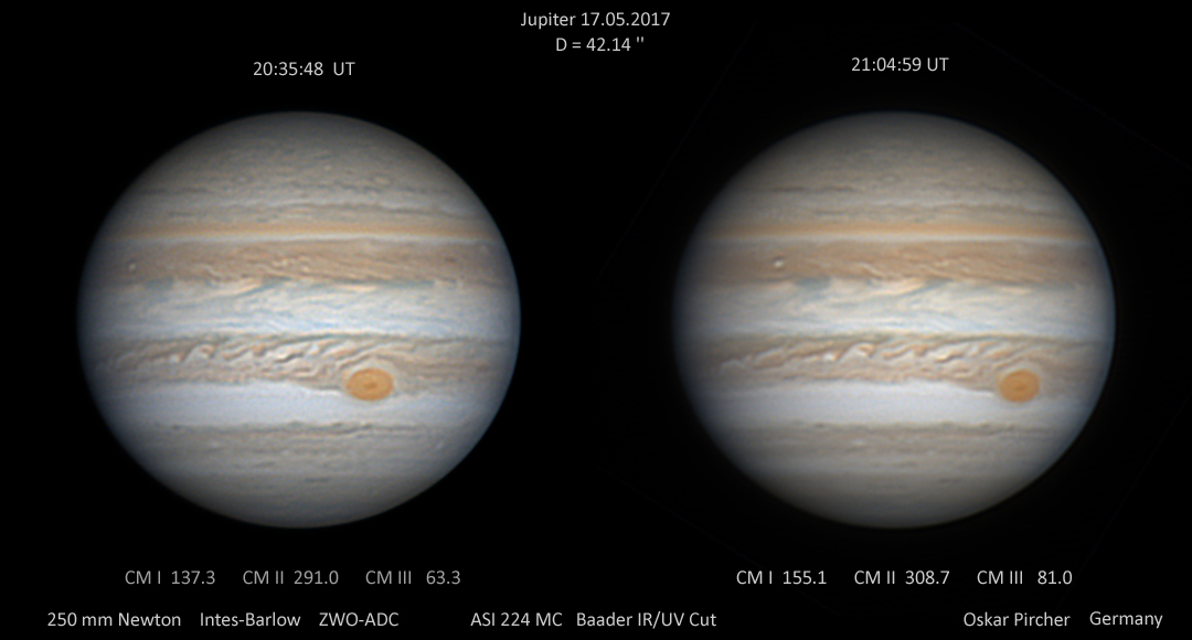 Jupiter vom 17.05.2017