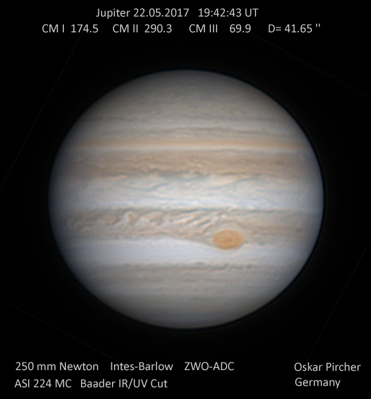 Jupiter vom 22.05.2017