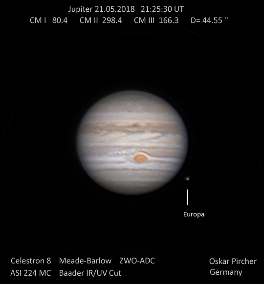 Jupiter vom 21.05.2018
