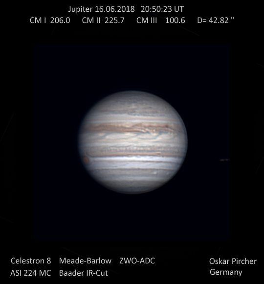 Jupiter vom 16.06.2018