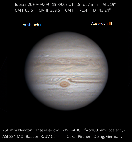 Jupiter vom 09.09.2020