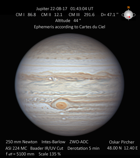 Jupiter vom 17.08.2022