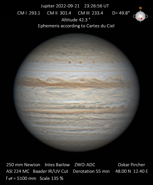 Jupiter vom 06.09.2022