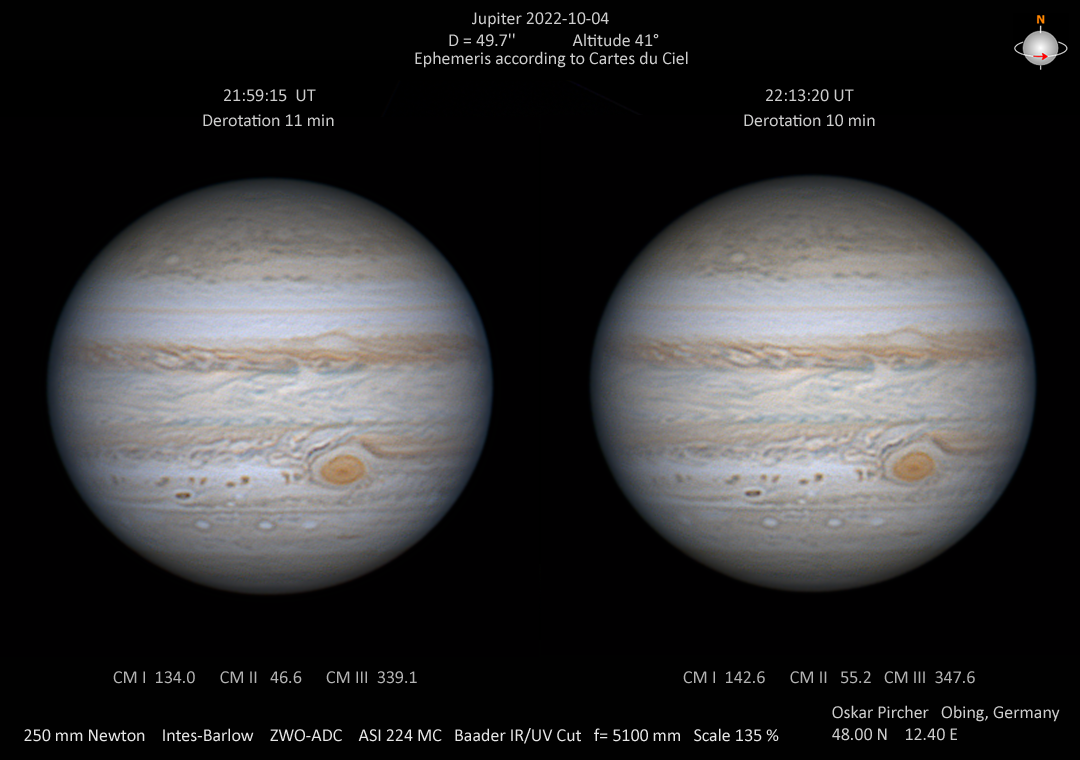 Jupiter vom 06.10.2022