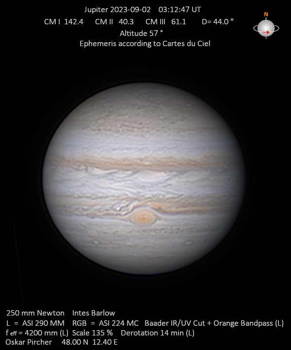 Jupiter vom 02.09.2023