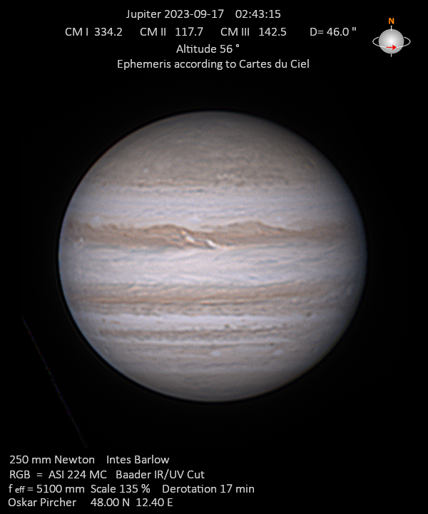Jupiter vom 17.09.2023