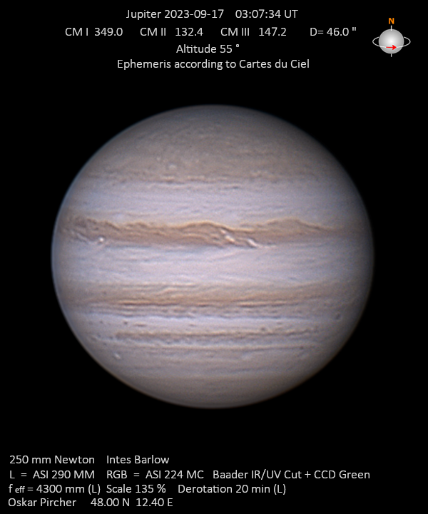 Jupiter vom 17.09.2023