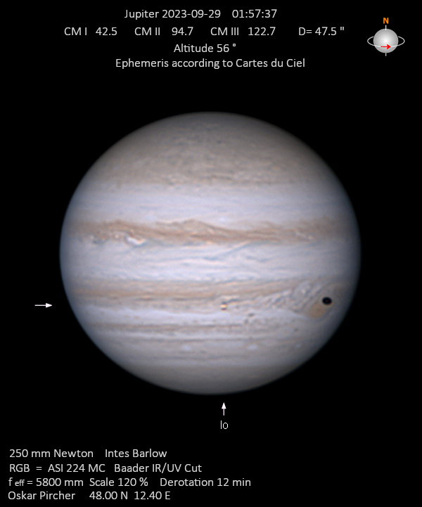 Jupiter vom 29.09.2023
