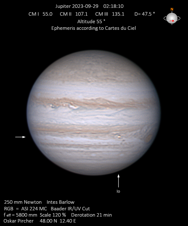 Jupiter vom 29.09.2023