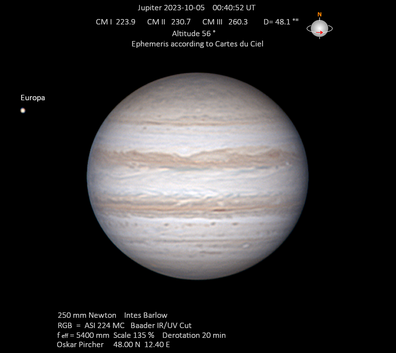 Jupiter vom 05.10.2023