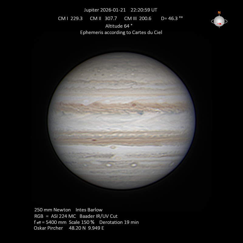Jupiter vom 21.01.2026
