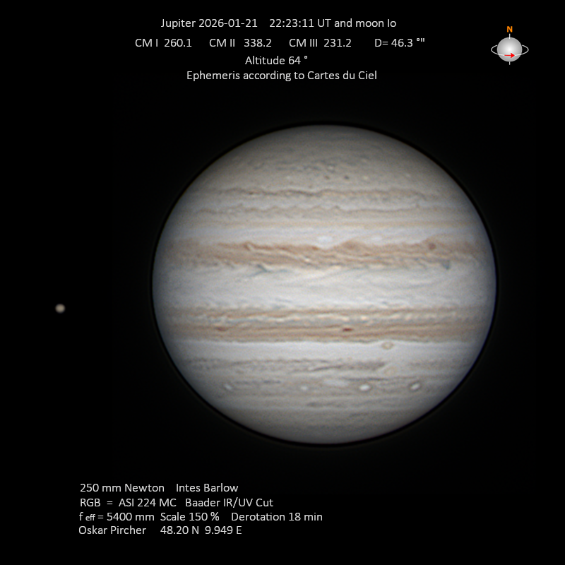 Jupiter vom 21.01.2026