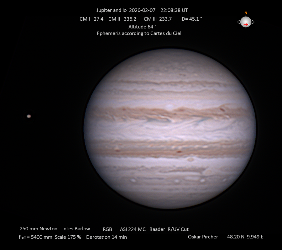 Jupiter vom 07.02.2026