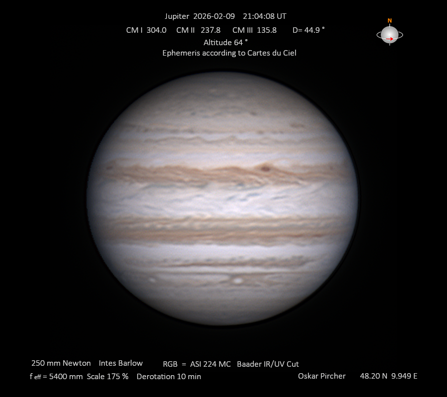 Jupiter vom 03.02.2026