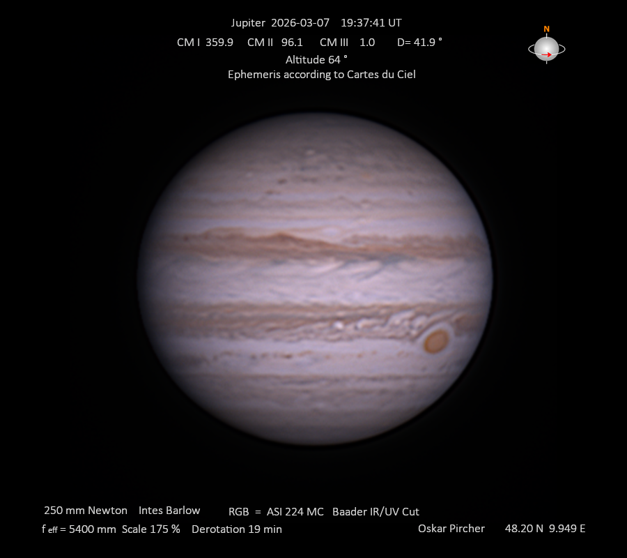 Jupiter vom 07.03.2026