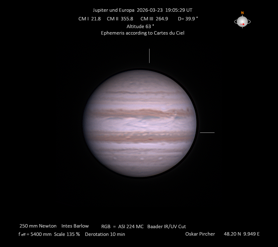 Jupiter vom 23.03.2026