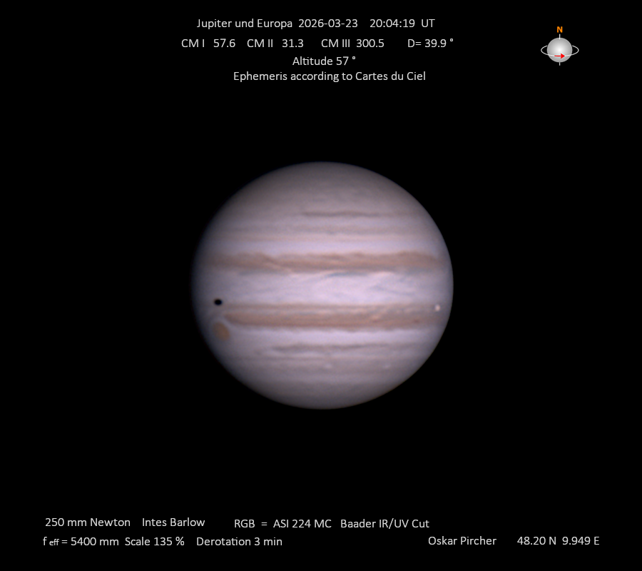 Jupiter vom 23.03.2026