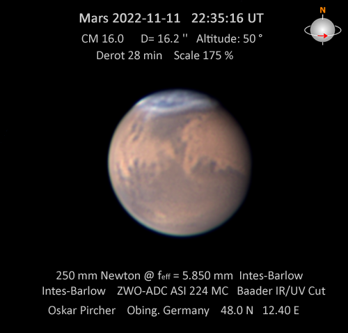 Mars vom 11.11.2022