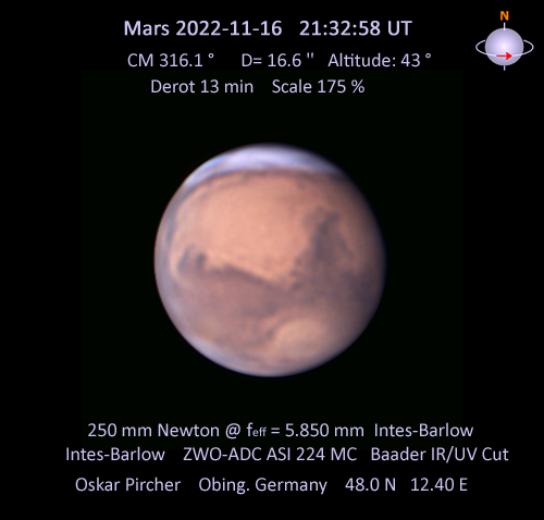 Mars vom 16.11.2022