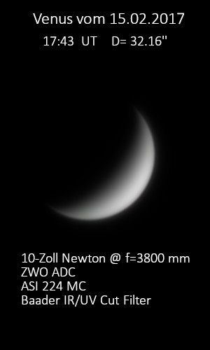 Venus vom 15.02.2017