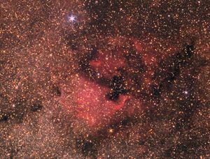 Deneb mit NGC 7000 am 17.09.2014
